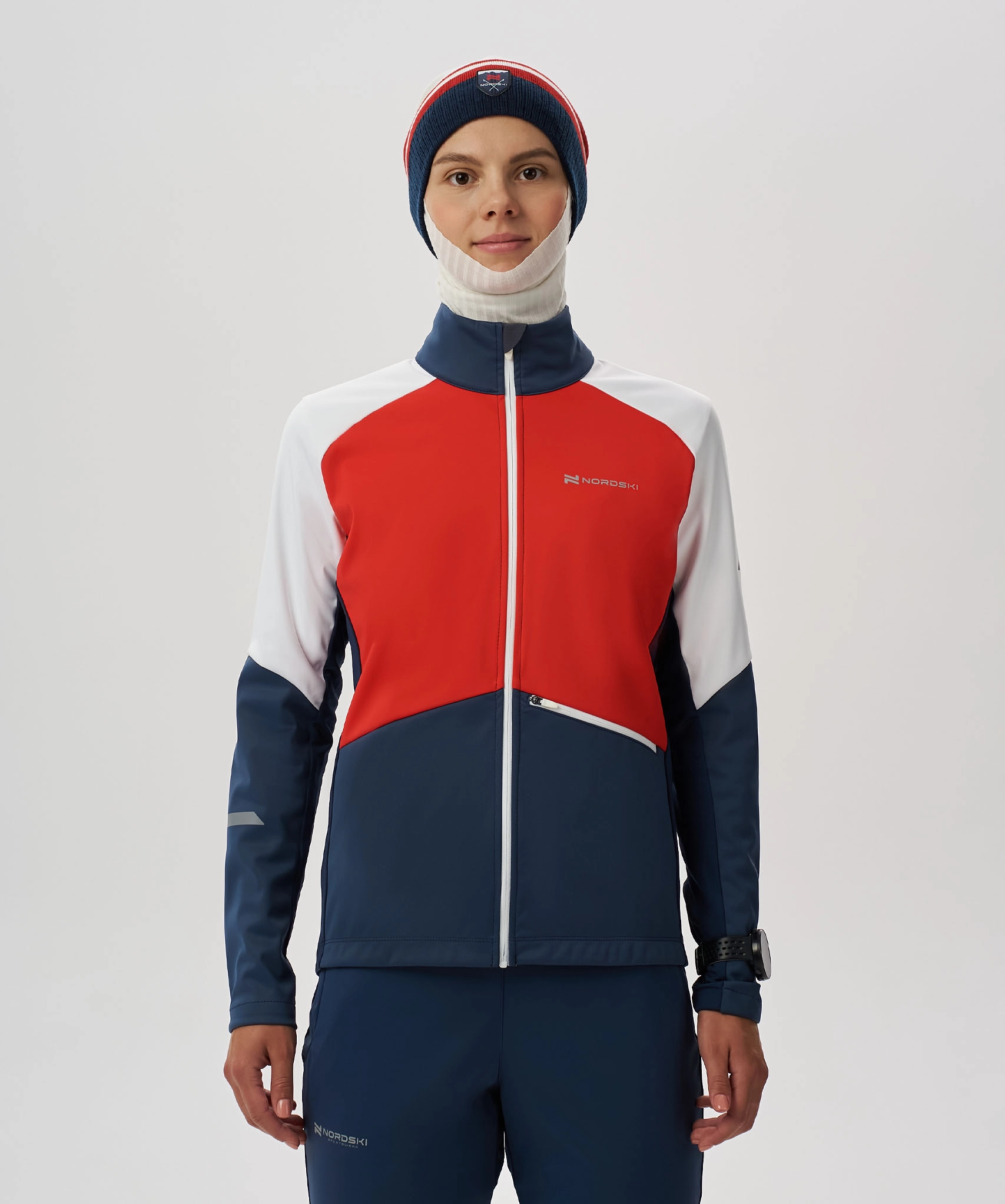 Тренировочная куртка Nordski Pro 2.0 Candy Pink/Blue W