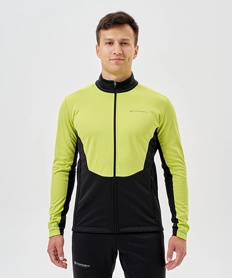 Тренировочная куртка Nordski Advance Light Blue/Black