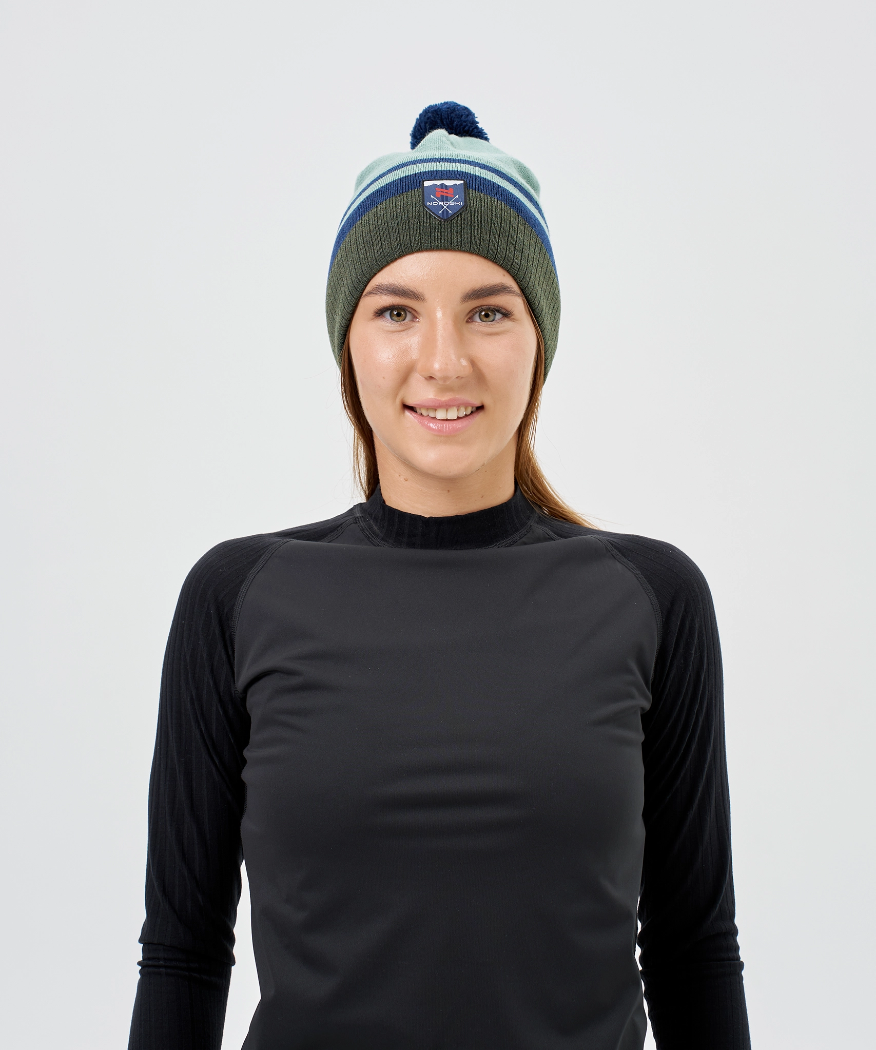 Шапка Nordski Move Ice Mint/Grey