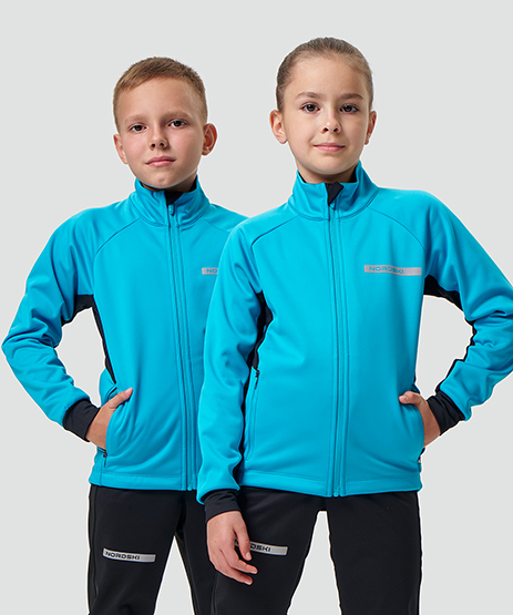 Тренировочная куртка Nordski Jr. Core Orange/Black