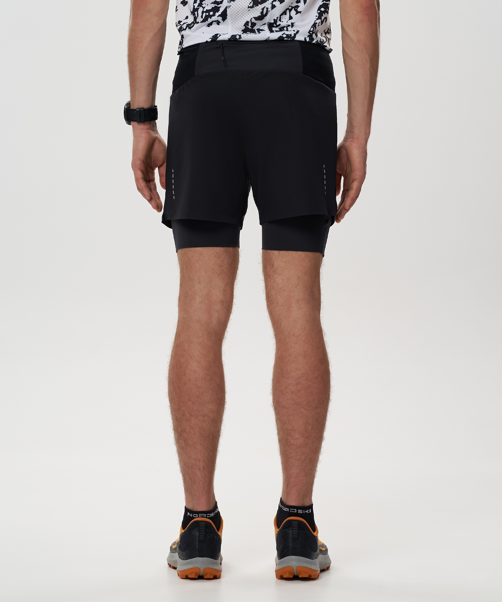 Шорты 2 в 1 Nordski Trail Black