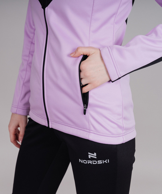 Разминочная куртка NORDSKI BASE Orchid/Black W