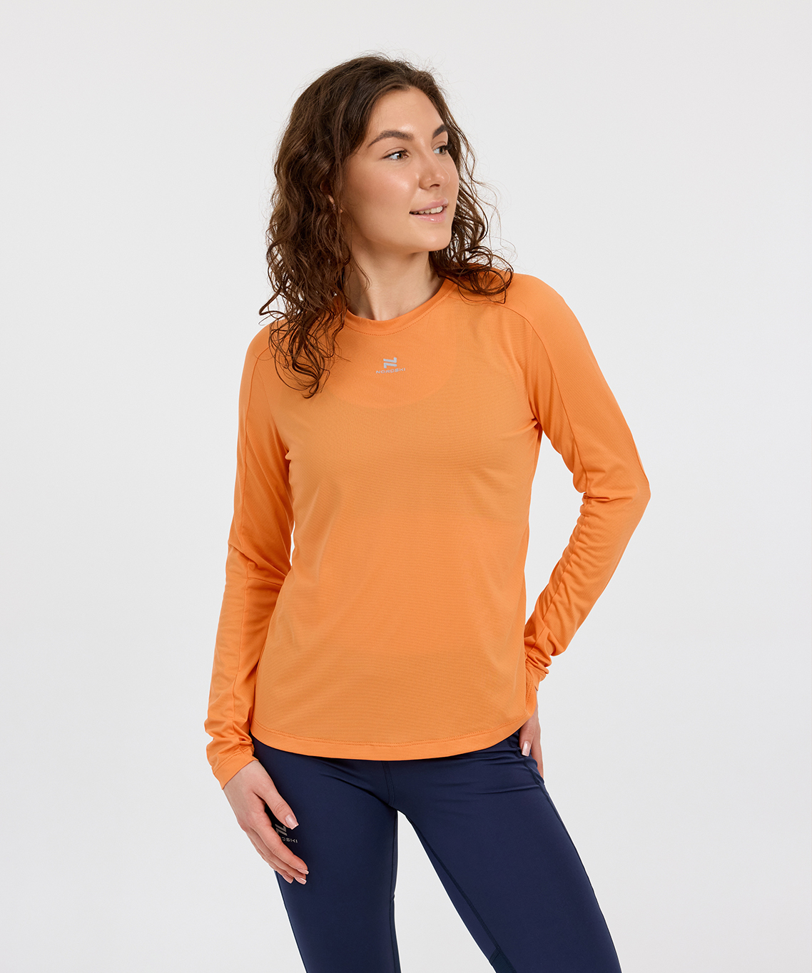 Футболка Nordski Upcast Peach с длинным рукавом W