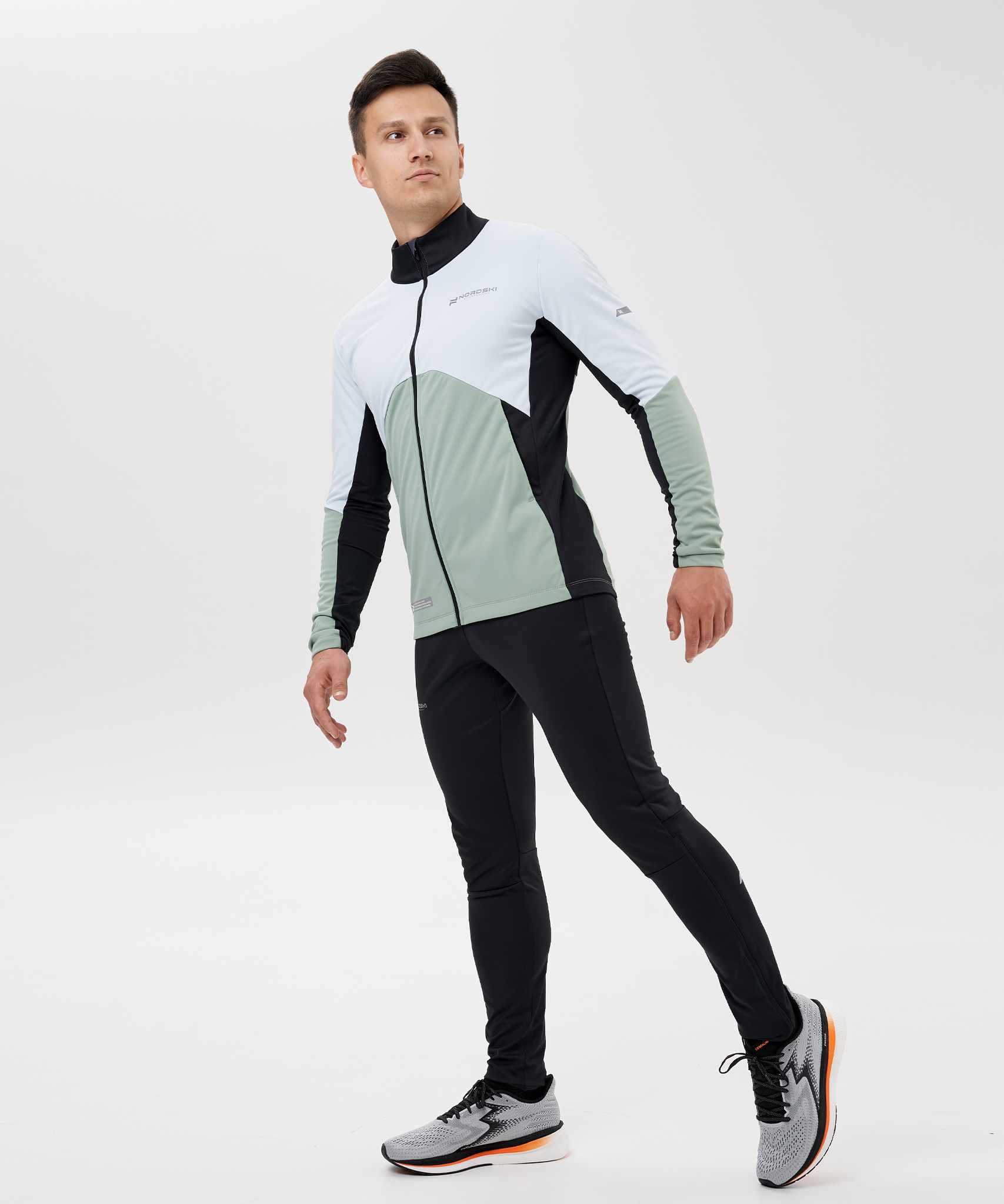 Тренировочная куртка Nordski Pro 2.0 Pearl Blue/Ice Mint/Black