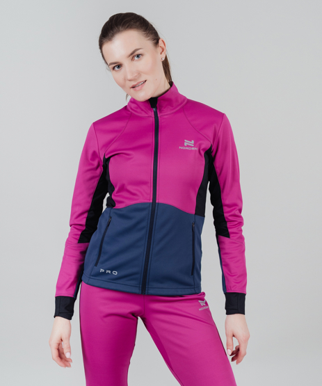 Тренировочная куртка Nordski Pro Candy Pink/Blue W