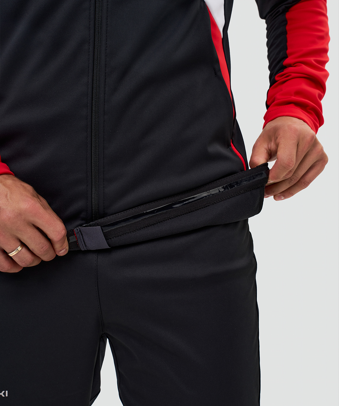 Тренировочная куртка Nordski Pro 2.0 White/Black/Red