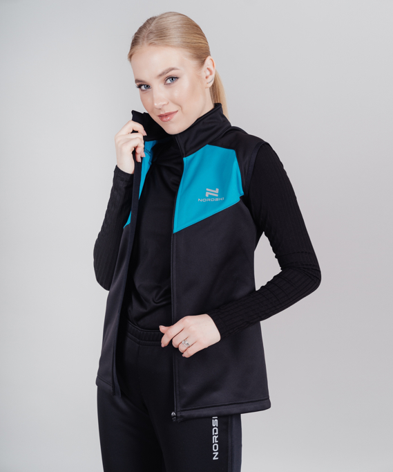 Жилет разминочный NORDSKI Premium Blue/Black W