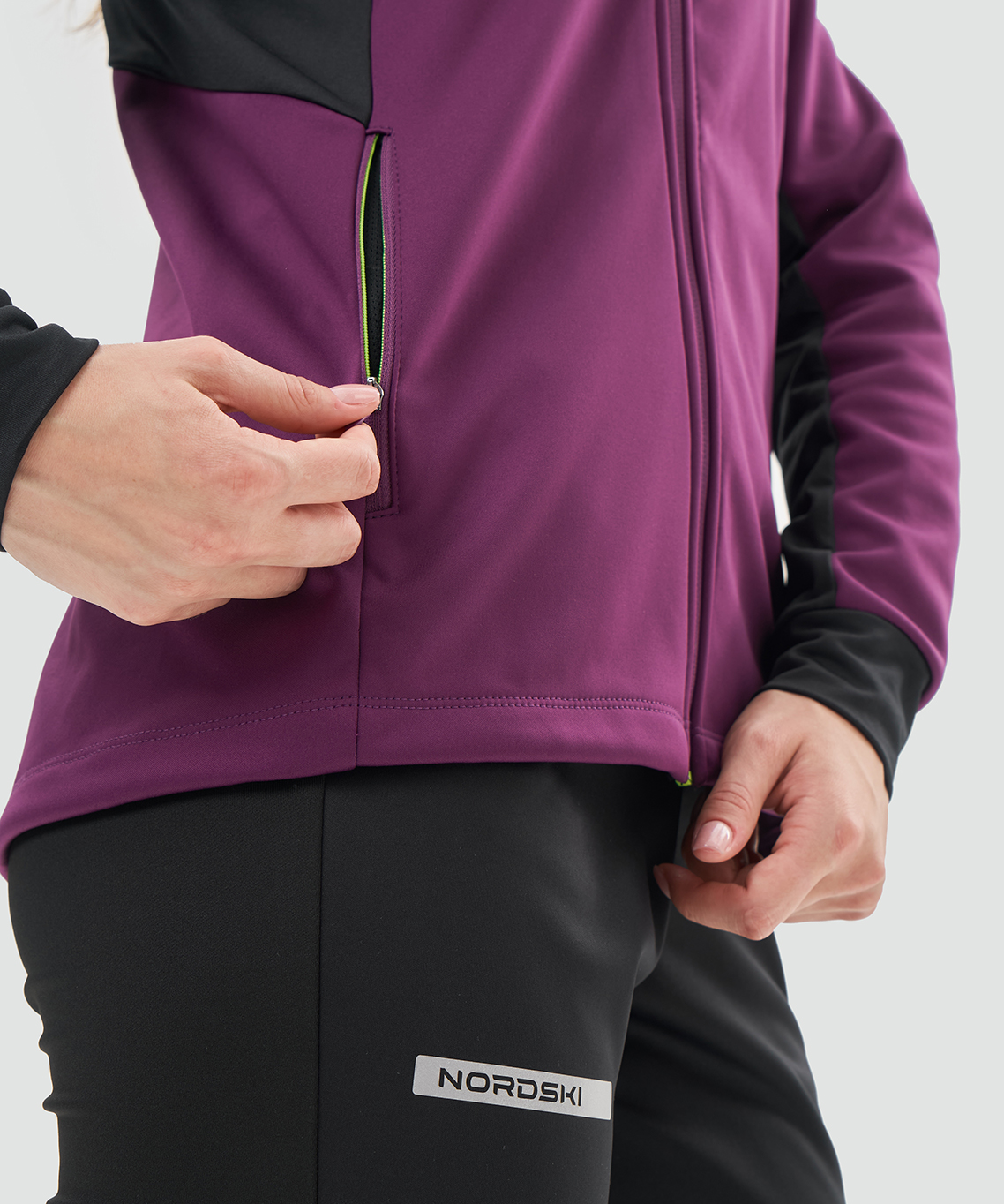 Тренировочная куртка Nordski Core Purple/Black W