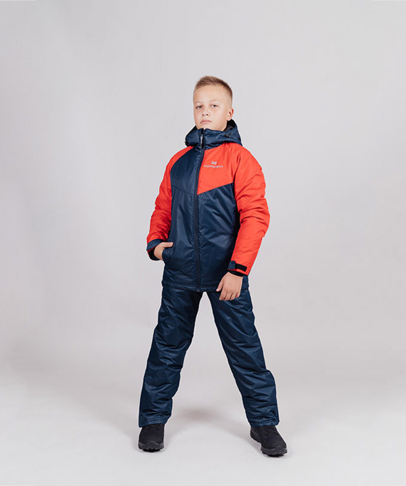 Утепленная куртка NORDSKI Kids Premium-Sport Red/Dark Navy