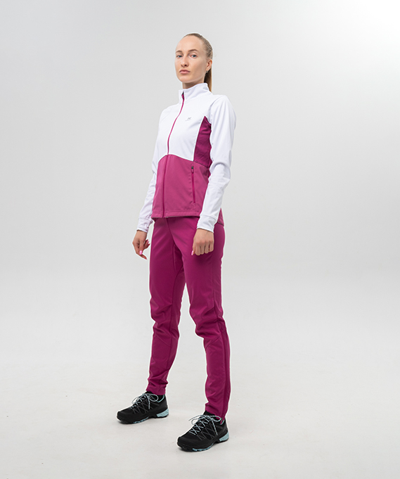 Тренировочная куртка Nordski Pro Fuchsia/White W