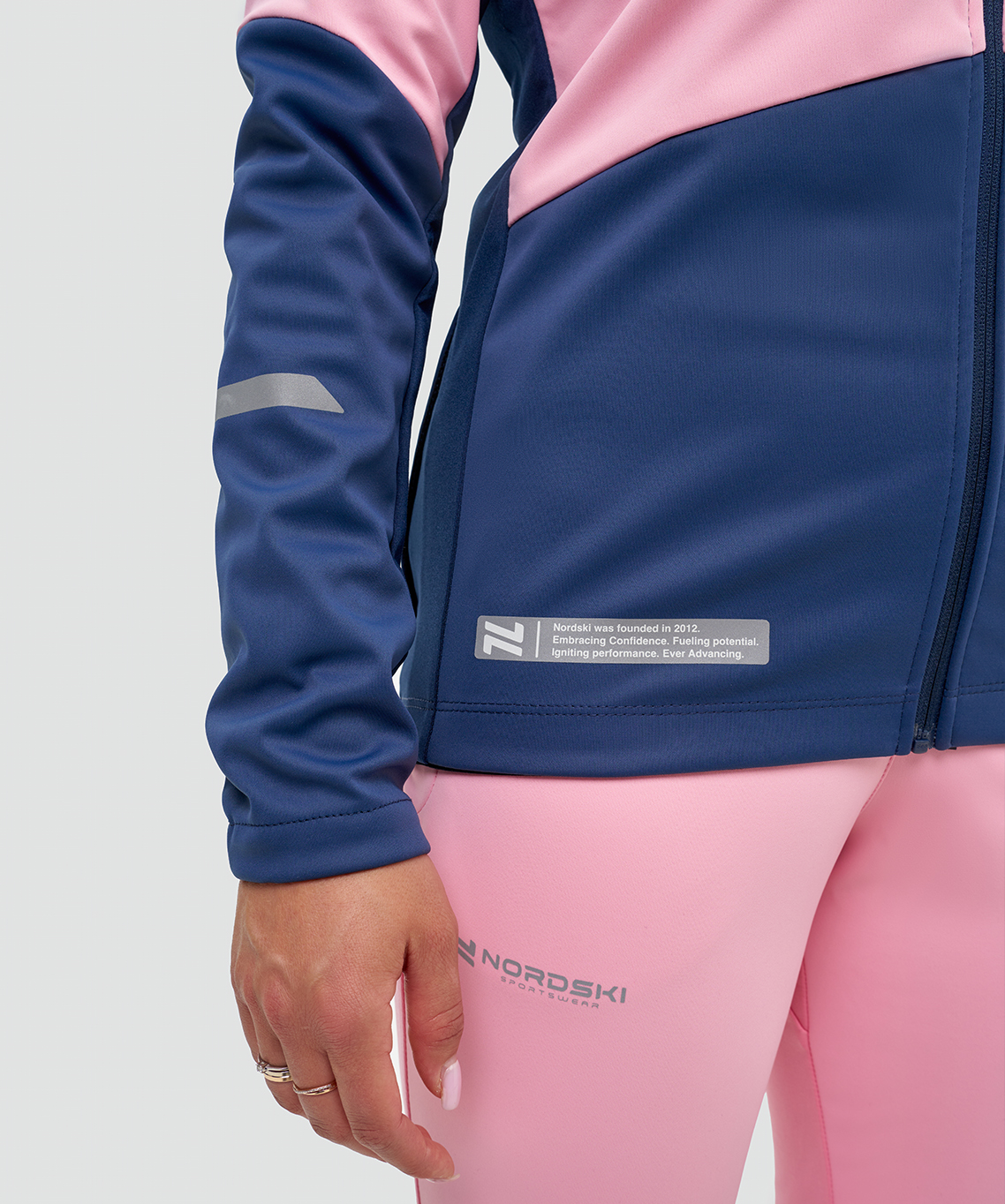 Тренировочная куртка Nordski Pro 2.0 Candy Pink/Blue W